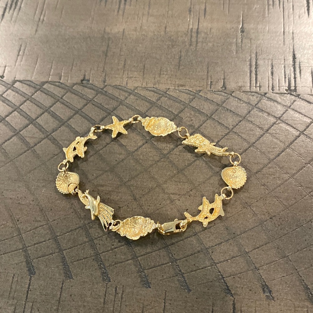 Gold 14k beach bracelet